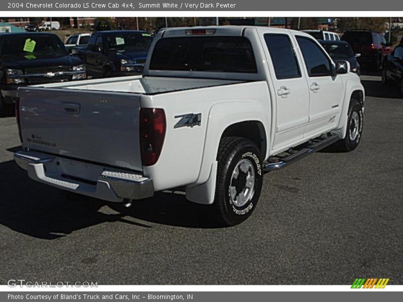 Summit White / Very Dark Pewter 2004 Chevrolet Colorado LS Crew Cab 4x4