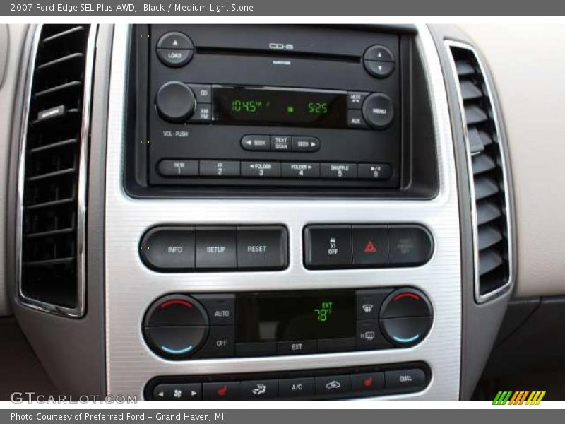 Black / Medium Light Stone 2007 Ford Edge SEL Plus AWD