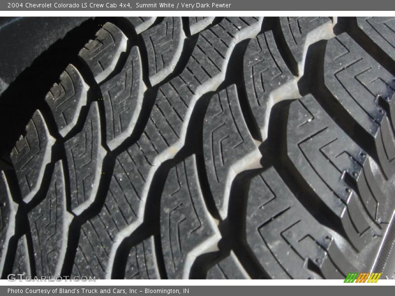 Summit White / Very Dark Pewter 2004 Chevrolet Colorado LS Crew Cab 4x4