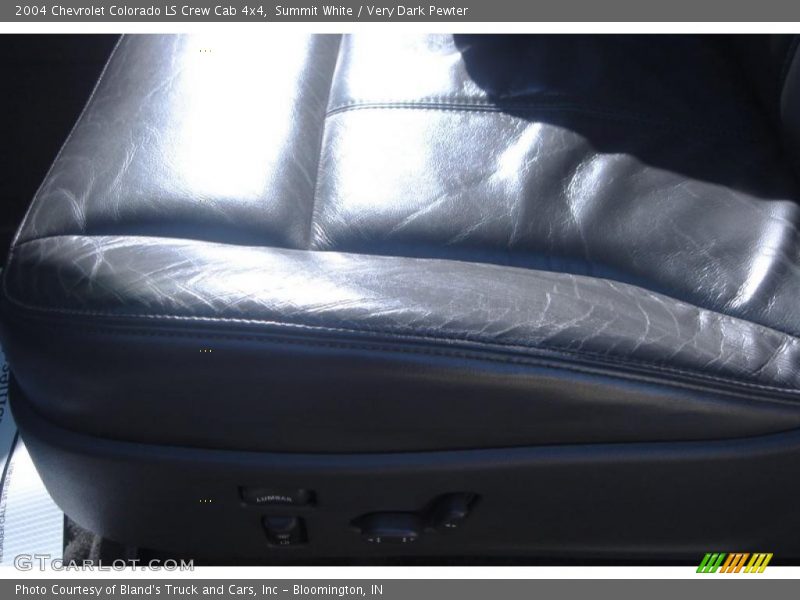 Summit White / Very Dark Pewter 2004 Chevrolet Colorado LS Crew Cab 4x4