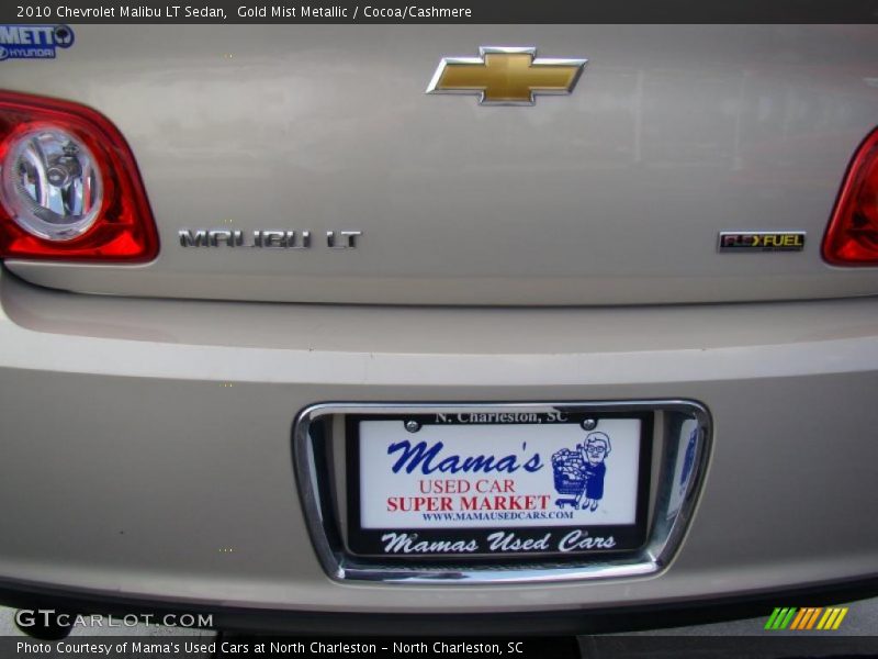 Gold Mist Metallic / Cocoa/Cashmere 2010 Chevrolet Malibu LT Sedan