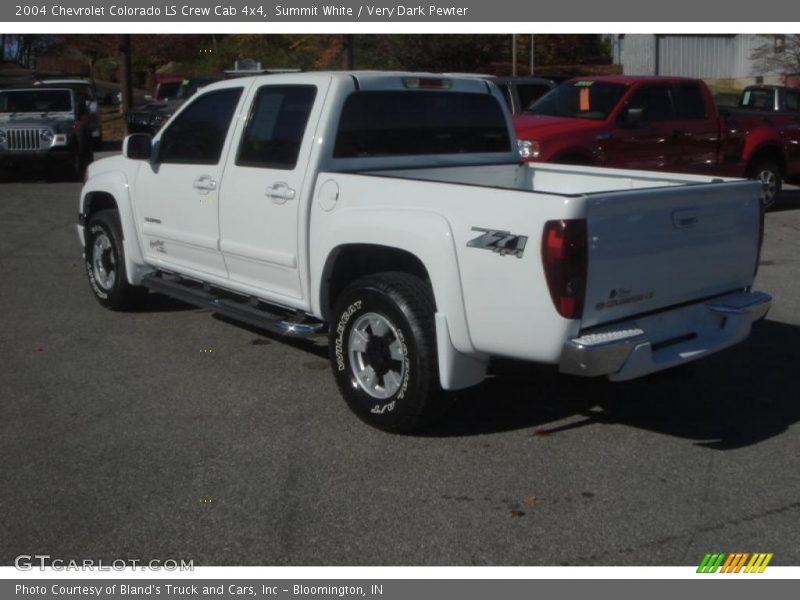 Summit White / Very Dark Pewter 2004 Chevrolet Colorado LS Crew Cab 4x4