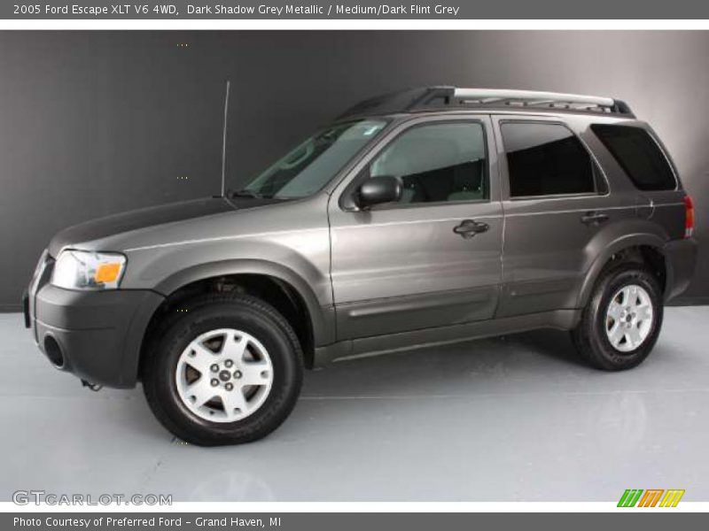 Dark Shadow Grey Metallic / Medium/Dark Flint Grey 2005 Ford Escape XLT V6 4WD