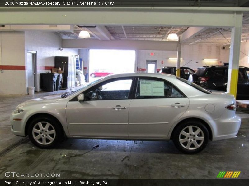 Glacier Silver Metallic / Gray 2006 Mazda MAZDA6 i Sedan