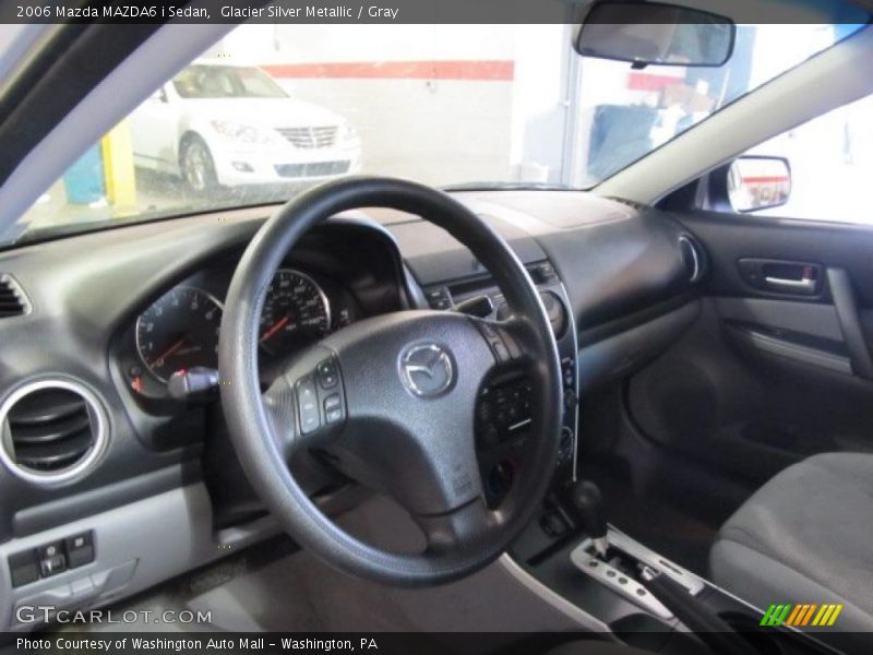 Glacier Silver Metallic / Gray 2006 Mazda MAZDA6 i Sedan