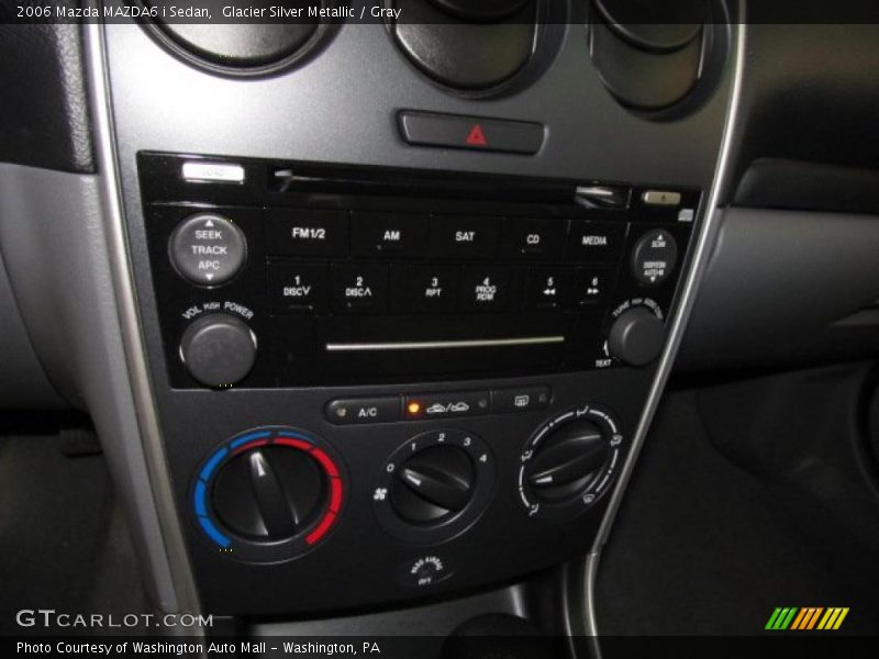 Glacier Silver Metallic / Gray 2006 Mazda MAZDA6 i Sedan