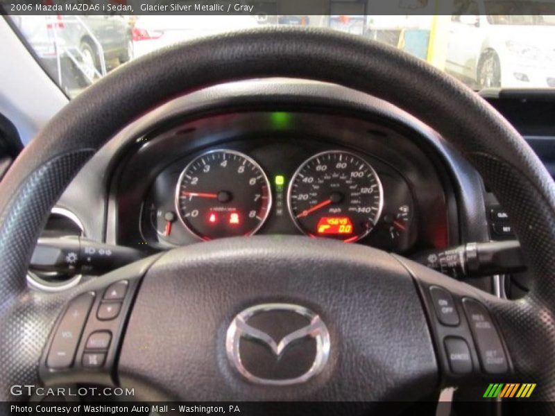 Glacier Silver Metallic / Gray 2006 Mazda MAZDA6 i Sedan