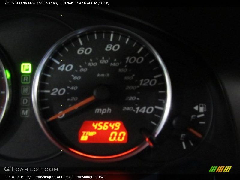 Glacier Silver Metallic / Gray 2006 Mazda MAZDA6 i Sedan