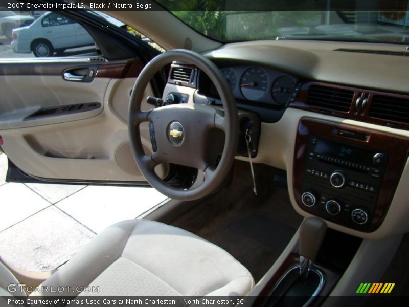 Black / Neutral Beige 2007 Chevrolet Impala LS