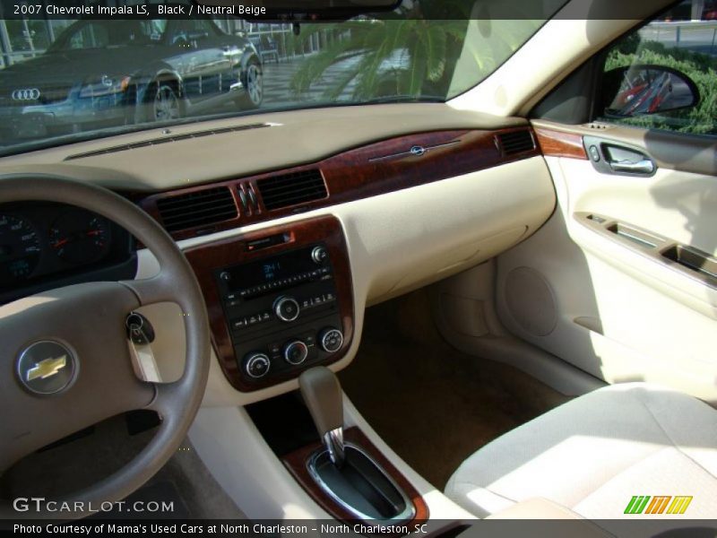 Black / Neutral Beige 2007 Chevrolet Impala LS