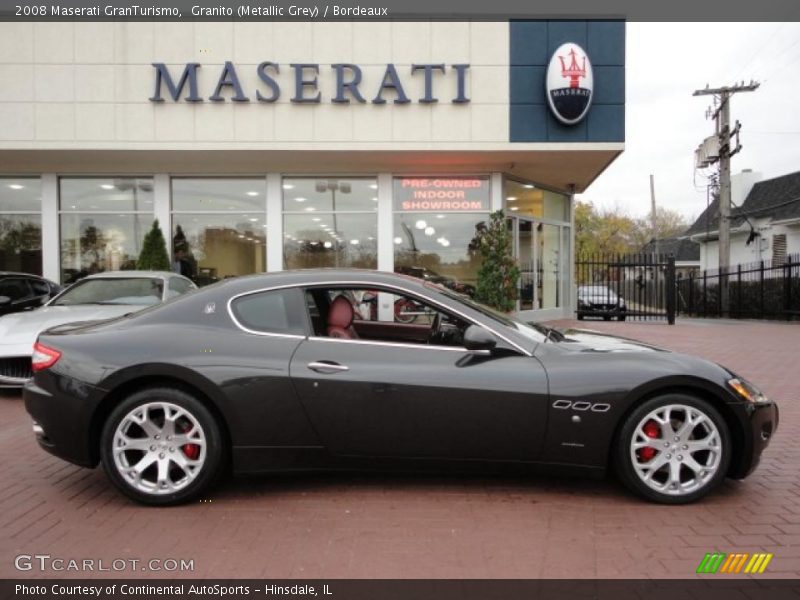 Granito (Metallic Grey) / Bordeaux 2008 Maserati GranTurismo