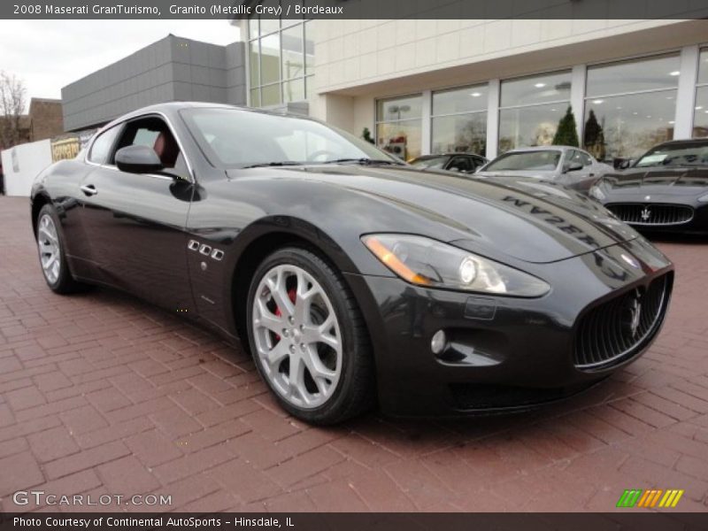 Granito (Metallic Grey) / Bordeaux 2008 Maserati GranTurismo