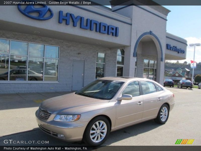 Golden Beige Metallic / Beige 2007 Hyundai Azera Limited