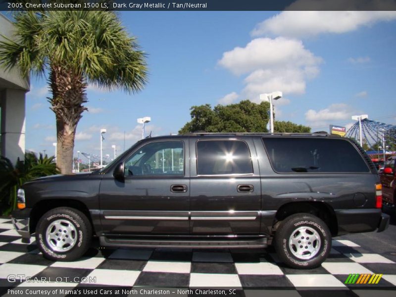 Dark Gray Metallic / Tan/Neutral 2005 Chevrolet Suburban 1500 LS