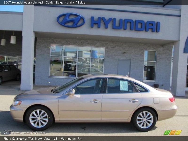 Golden Beige Metallic / Beige 2007 Hyundai Azera Limited