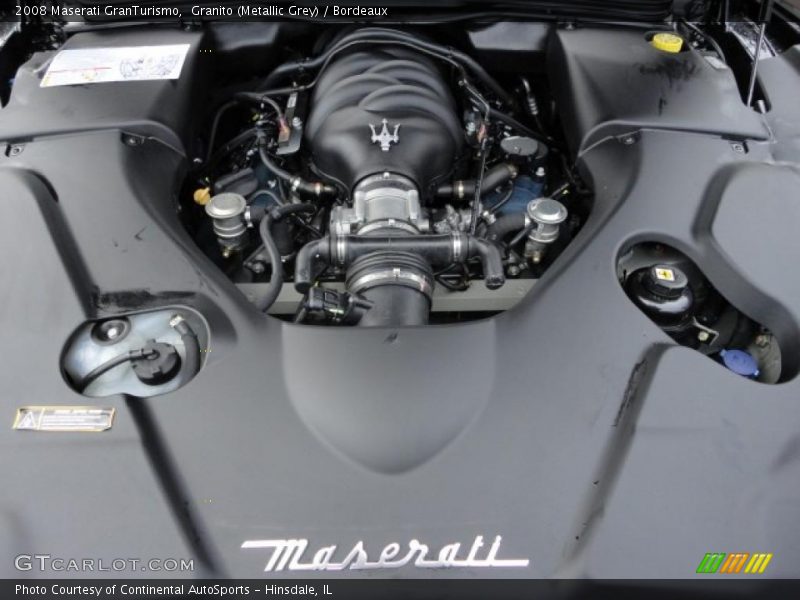 Granito (Metallic Grey) / Bordeaux 2008 Maserati GranTurismo