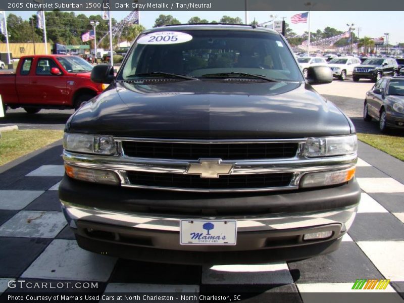 Dark Gray Metallic / Tan/Neutral 2005 Chevrolet Suburban 1500 LS