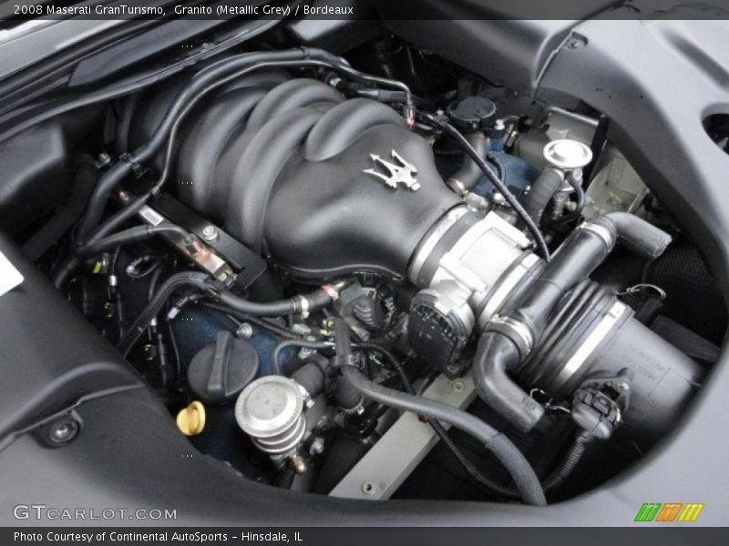 Granito (Metallic Grey) / Bordeaux 2008 Maserati GranTurismo