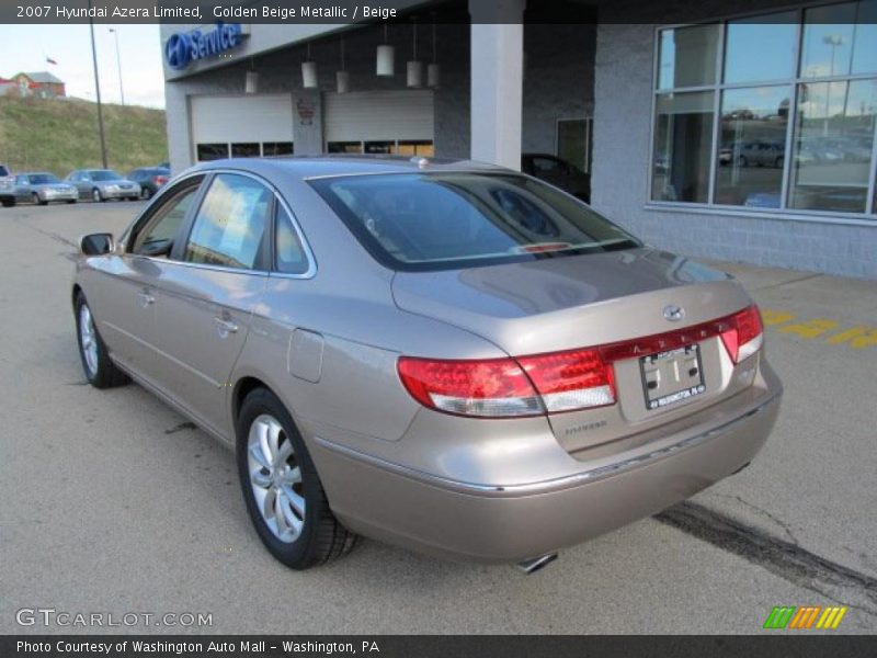 Golden Beige Metallic / Beige 2007 Hyundai Azera Limited