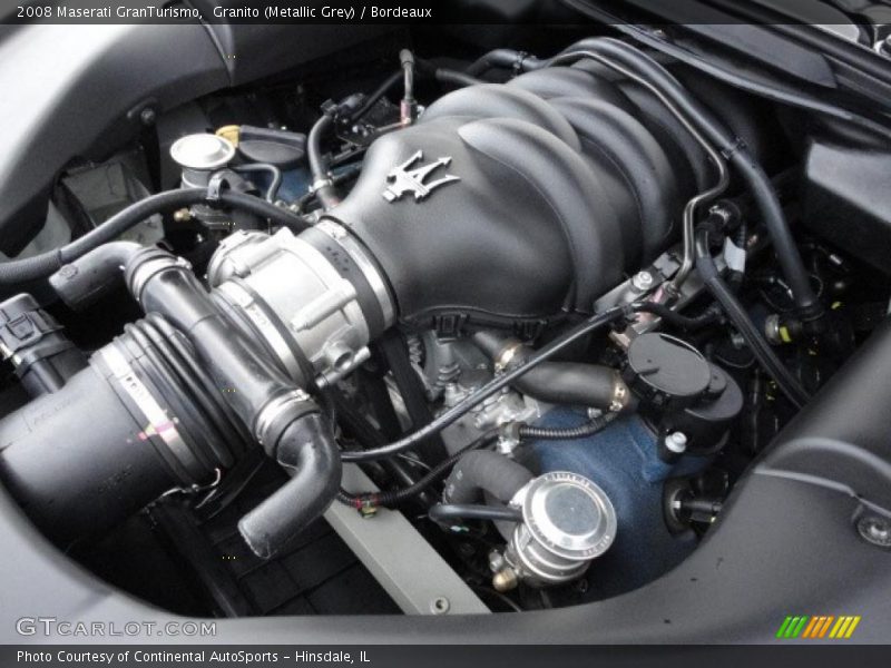 Granito (Metallic Grey) / Bordeaux 2008 Maserati GranTurismo