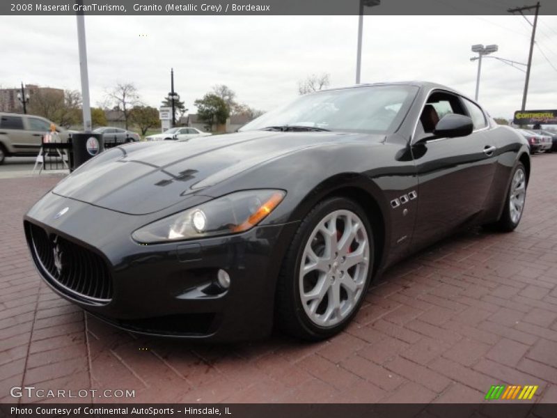 Granito (Metallic Grey) / Bordeaux 2008 Maserati GranTurismo