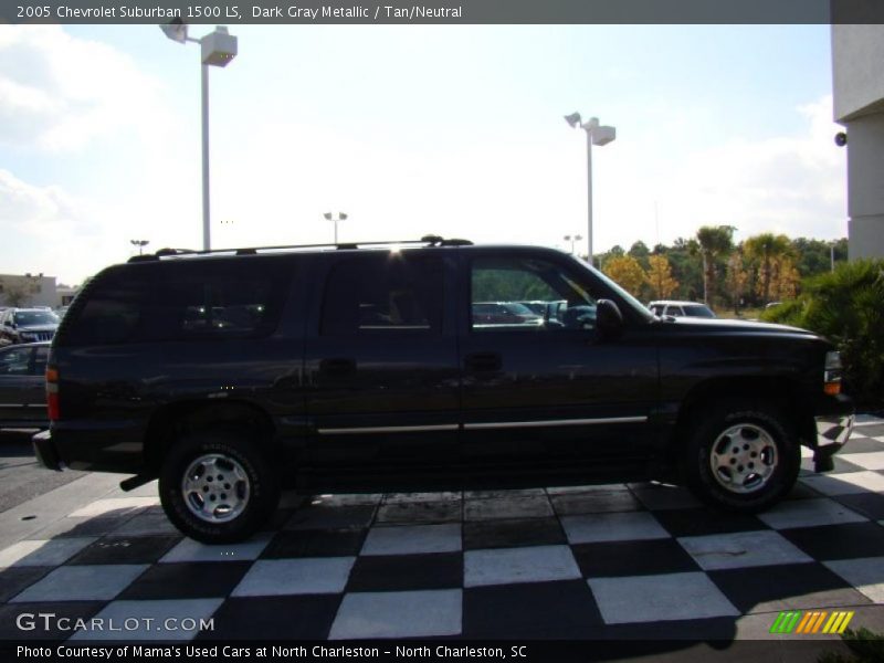 Dark Gray Metallic / Tan/Neutral 2005 Chevrolet Suburban 1500 LS