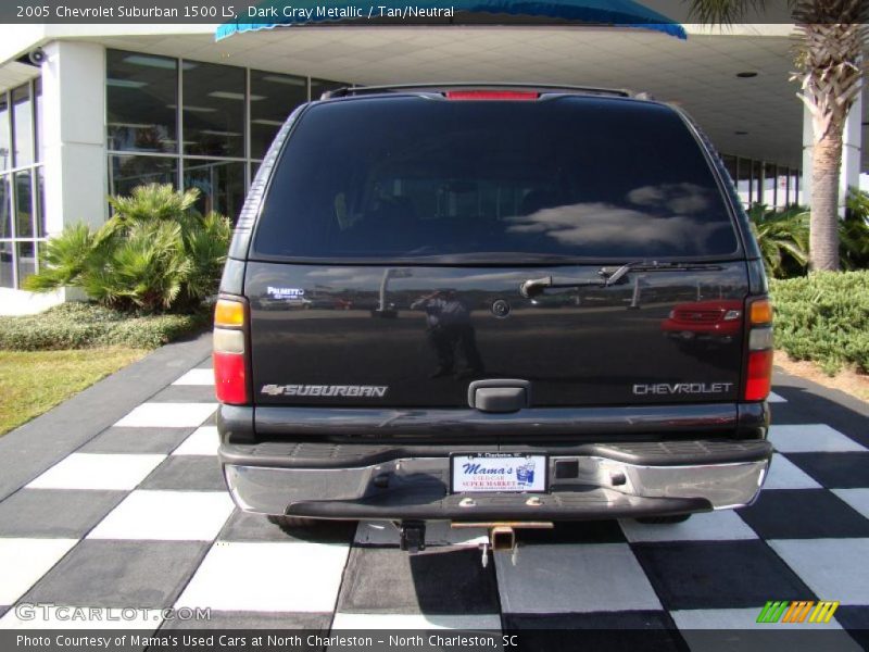Dark Gray Metallic / Tan/Neutral 2005 Chevrolet Suburban 1500 LS