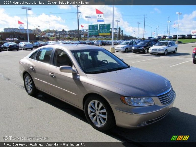 Golden Beige Metallic / Beige 2007 Hyundai Azera Limited