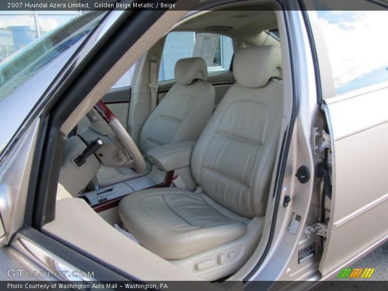 Golden Beige Metallic / Beige 2007 Hyundai Azera Limited