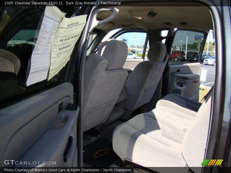 Dark Gray Metallic / Tan/Neutral 2005 Chevrolet Suburban 1500 LS