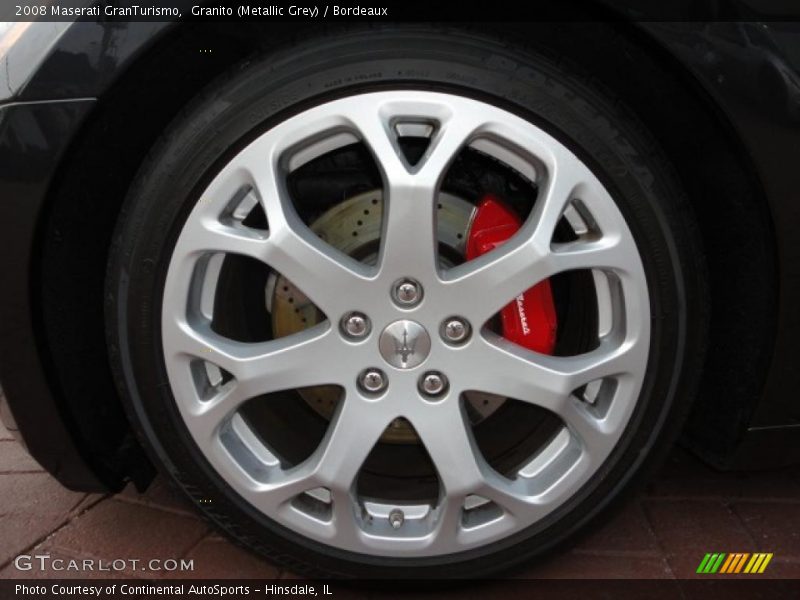 Granito (Metallic Grey) / Bordeaux 2008 Maserati GranTurismo