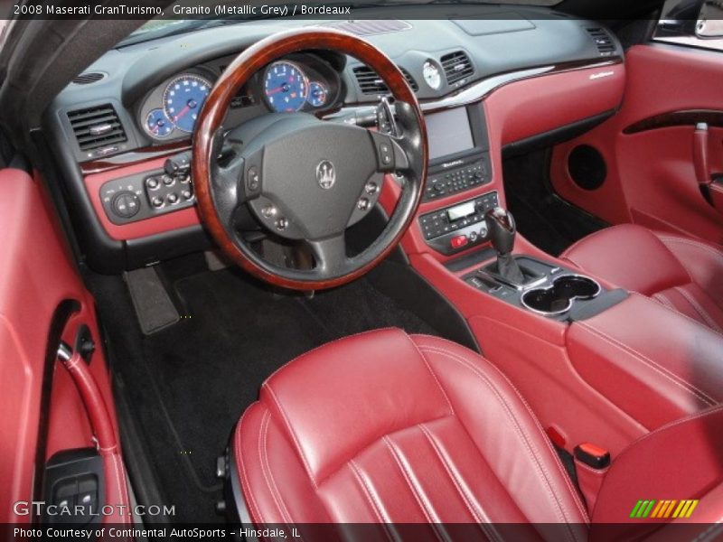 Granito (Metallic Grey) / Bordeaux 2008 Maserati GranTurismo