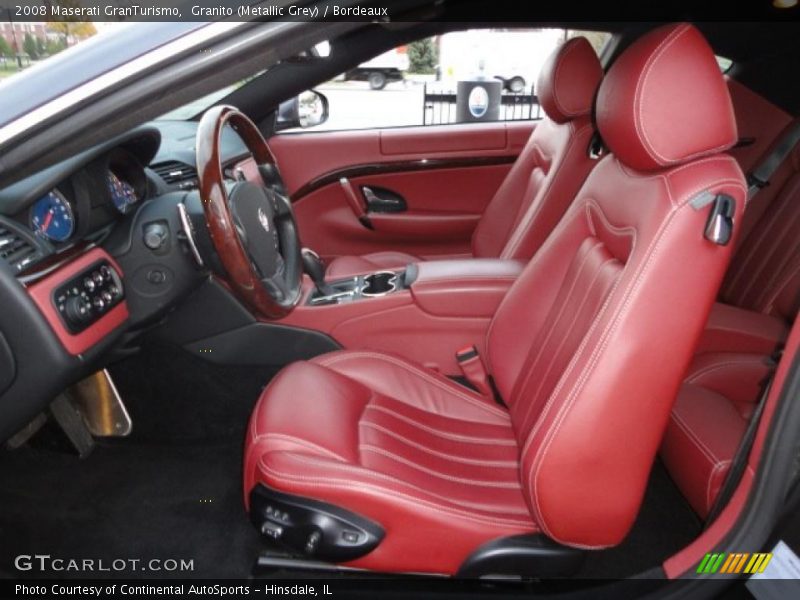 Granito (Metallic Grey) / Bordeaux 2008 Maserati GranTurismo