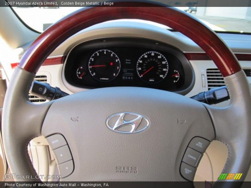 Golden Beige Metallic / Beige 2007 Hyundai Azera Limited