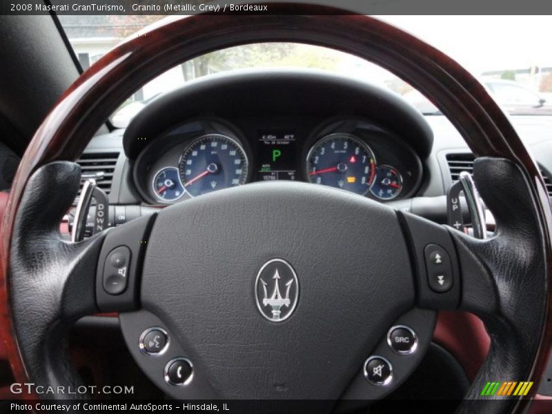 Granito (Metallic Grey) / Bordeaux 2008 Maserati GranTurismo