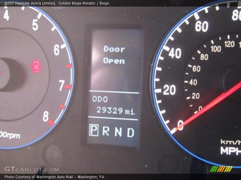 Golden Beige Metallic / Beige 2007 Hyundai Azera Limited