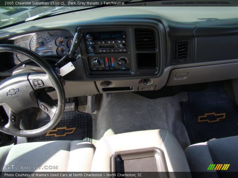Dark Gray Metallic / Tan/Neutral 2005 Chevrolet Suburban 1500 LS
