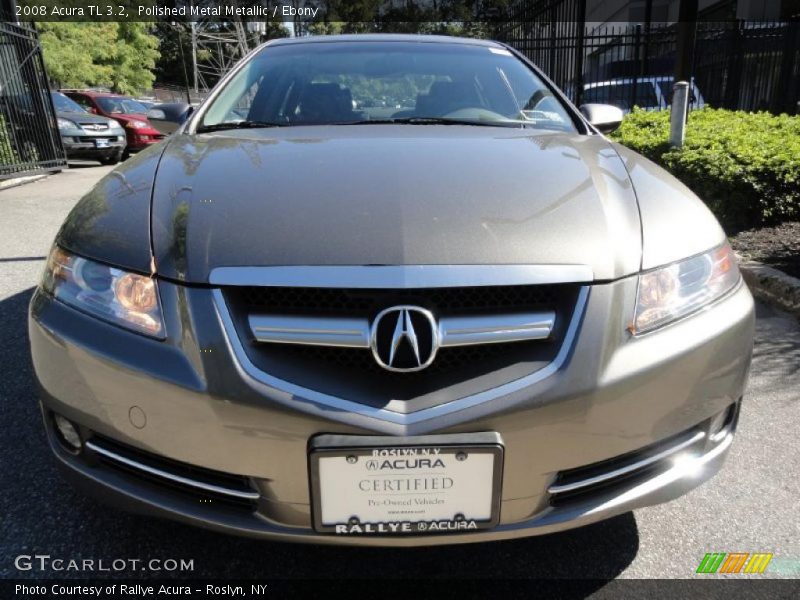 Polished Metal Metallic / Ebony 2008 Acura TL 3.2