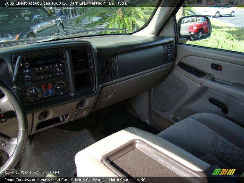 Dark Gray Metallic / Tan/Neutral 2005 Chevrolet Suburban 1500 LS