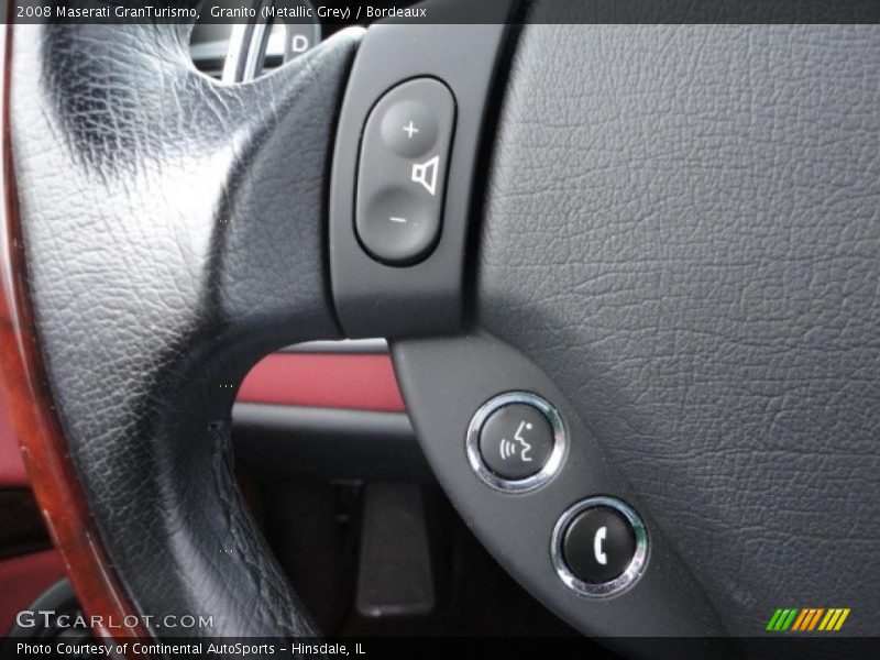 Granito (Metallic Grey) / Bordeaux 2008 Maserati GranTurismo