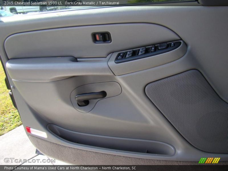 Dark Gray Metallic / Tan/Neutral 2005 Chevrolet Suburban 1500 LS