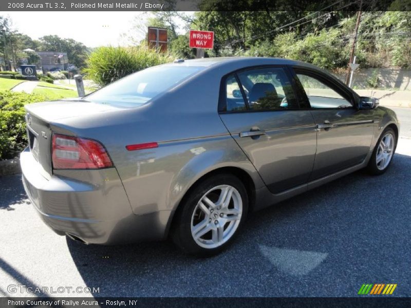 Polished Metal Metallic / Ebony 2008 Acura TL 3.2