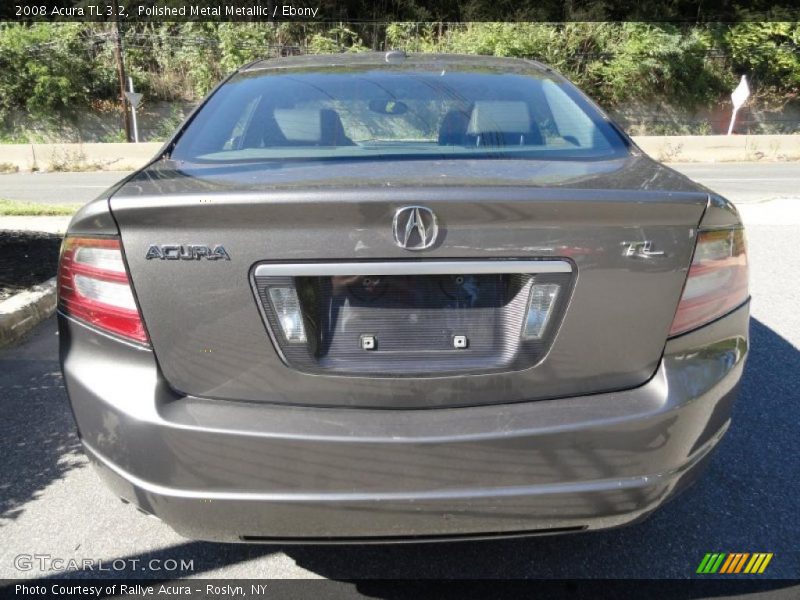 Polished Metal Metallic / Ebony 2008 Acura TL 3.2