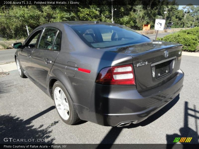 Polished Metal Metallic / Ebony 2008 Acura TL 3.2