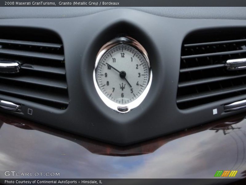 Granito (Metallic Grey) / Bordeaux 2008 Maserati GranTurismo