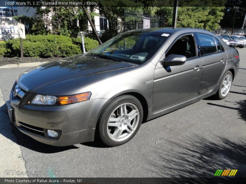 Polished Metal Metallic / Ebony 2008 Acura TL 3.2