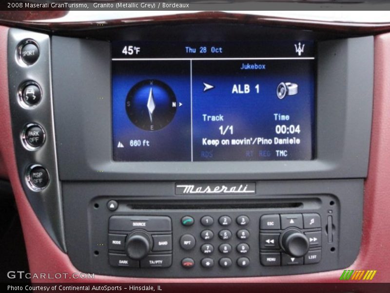 Granito (Metallic Grey) / Bordeaux 2008 Maserati GranTurismo