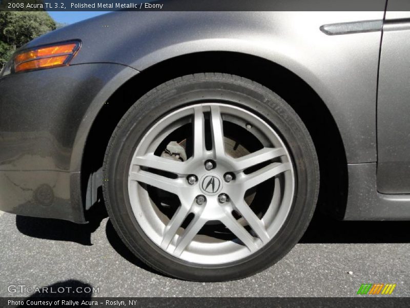 Polished Metal Metallic / Ebony 2008 Acura TL 3.2