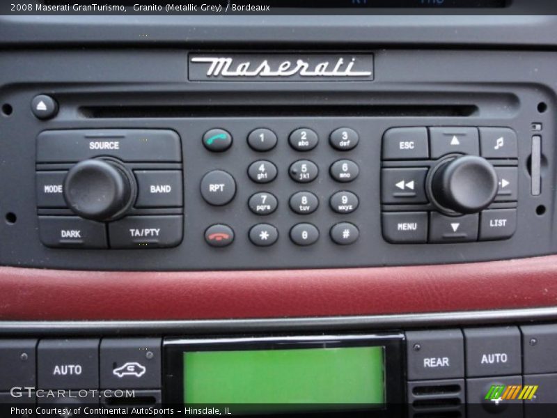 Granito (Metallic Grey) / Bordeaux 2008 Maserati GranTurismo