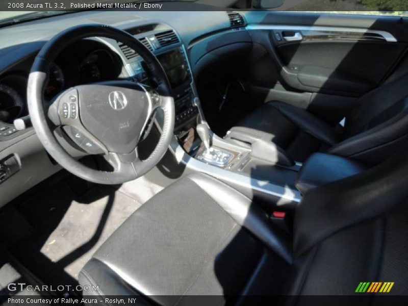 Polished Metal Metallic / Ebony 2008 Acura TL 3.2